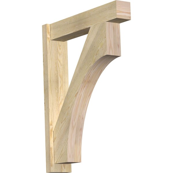 Ekena Millwork Westlake Block Rough Sawn Outlooker, Douglas Fir, 6"W x 28"D x 36"H OUT06X28X36WTL05RDF - main